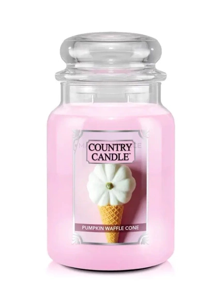 Country Candle Pumpkin Waffle Cone Duża Świeca Zapachowa 652g