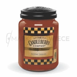 Candleberry Amber Leaves Duża Świeca Zapachowa 640g