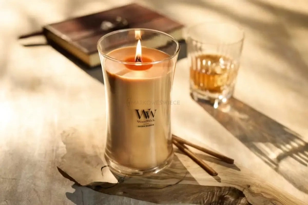 WoodWick Golden Bourbon Duża Świeca Core 609,5g