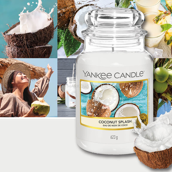 Yankee Candle Coconut Splash Duża Świeca Zapachowa 623g