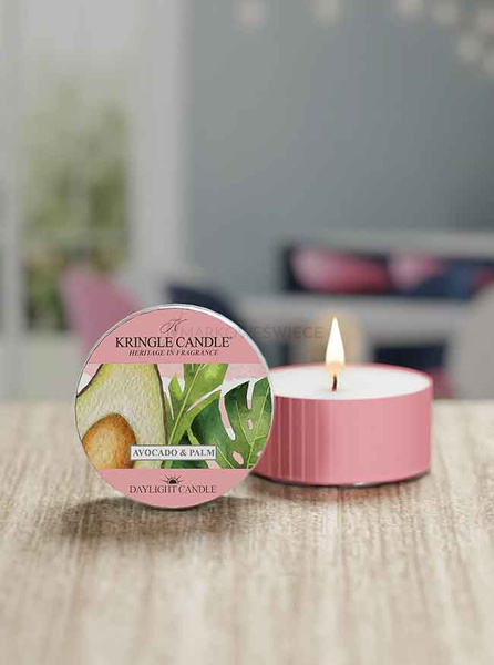 Kringle Candle Avocado & Palm Świeczka Daylight 42g