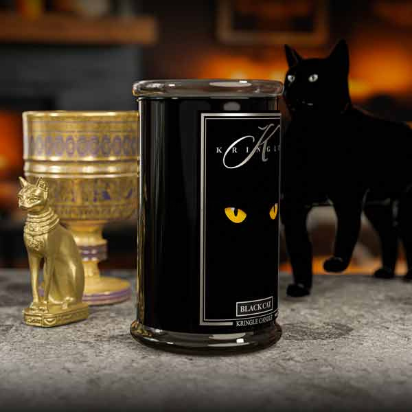 Kringle Candle Black Cat Duża Świeca Zapachowa 624g