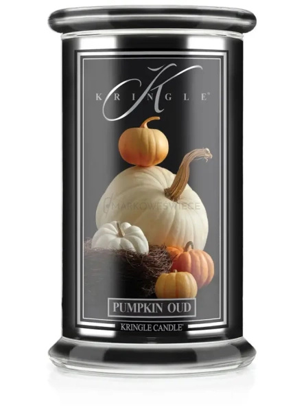 Kringle Candle Reserve Pumpkin Oud Duża Świeca Zapachowa 624g