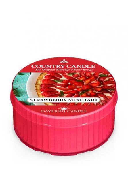 Country Candle Strawberry Mint Tart Świeca Daylight 42g