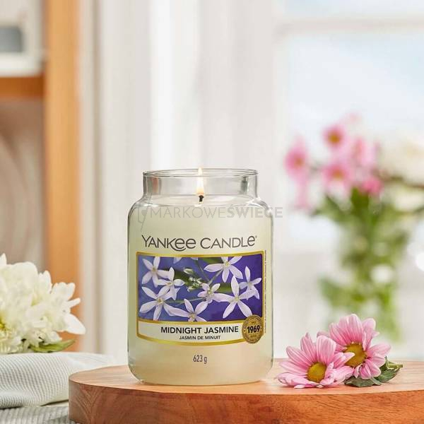 Yankee Candle Midnight Jasmine Duża Świeca Zapachowa 623g