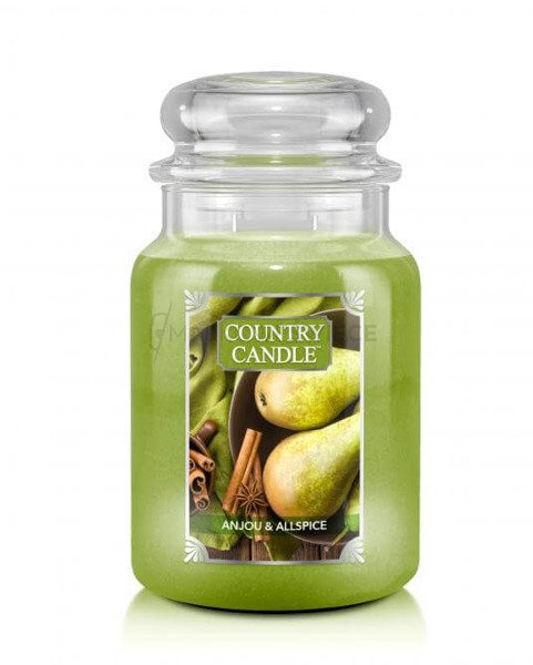 Country Candle Anjou & Allspice Duża Świeca Zapachowa 652g