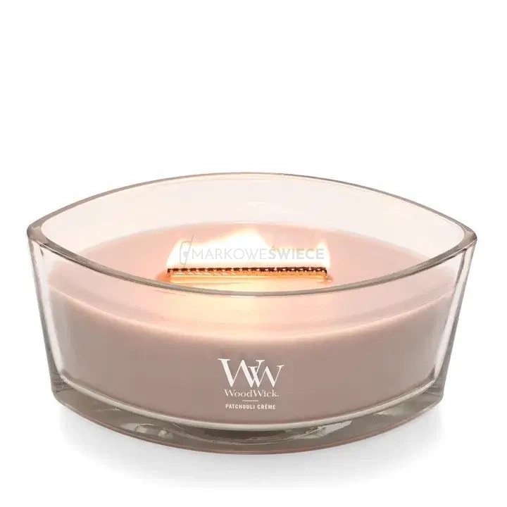 WoodWick Patchouli Crème Świeca Hearthwick 453,5g