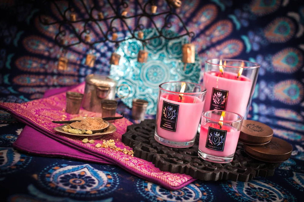 Vellutier Imperial Casablanca Duża Świeca Zapachowa 515g 