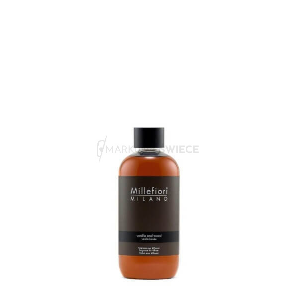 Millefiori Milano Vanilla & Wood uzupełniacz do pałeczek zapachowych 250 ml