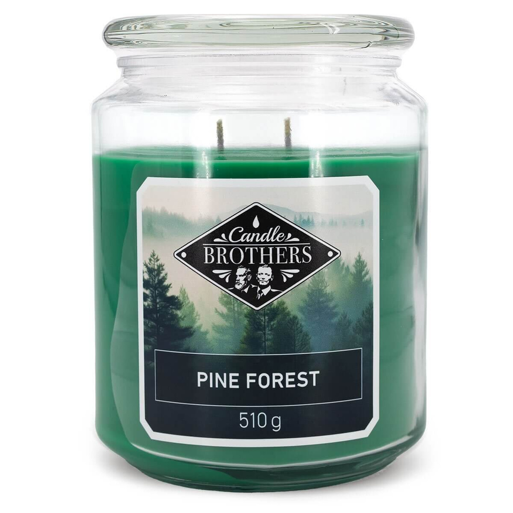 Candle Brothers Pine Forest Duża Świeca Zapachowa 510g