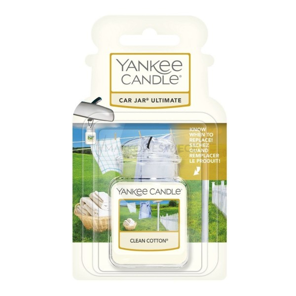 Yankee Candle Clean Cotton Car Jar Ultimate Zapach Samochodowy