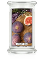 Kringle Candle Velvet Fig Duża Świeca Zapachowa 624g