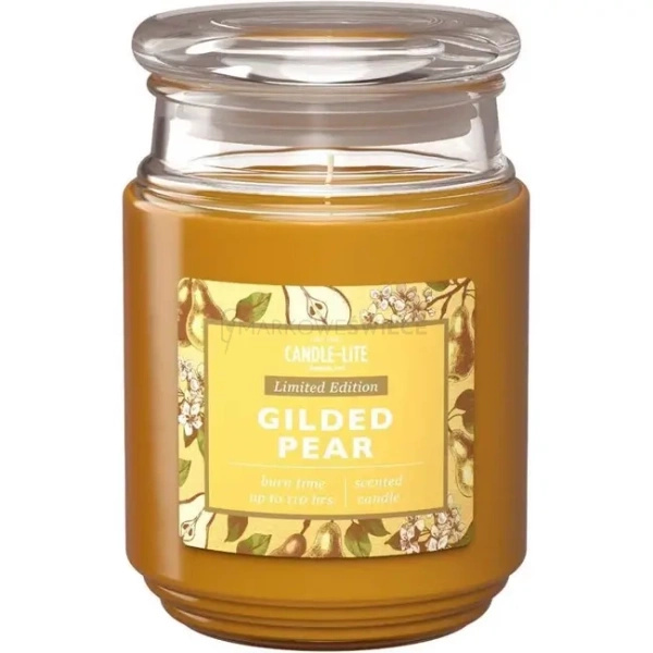 Candle-Lite Gilded Pear Duża Świeca Zapachowa 510g