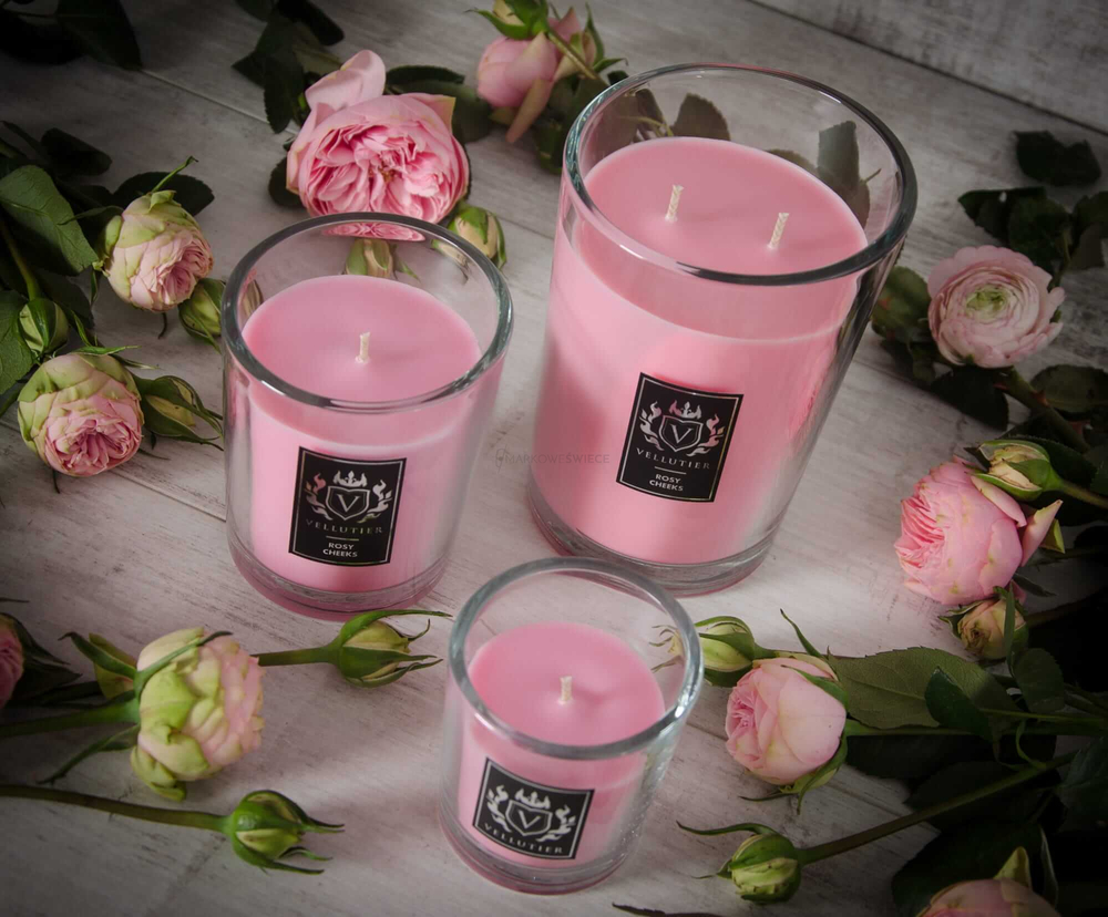 Vellutier Rosy Cheeks Duża Świeca Zapachowa 515g
