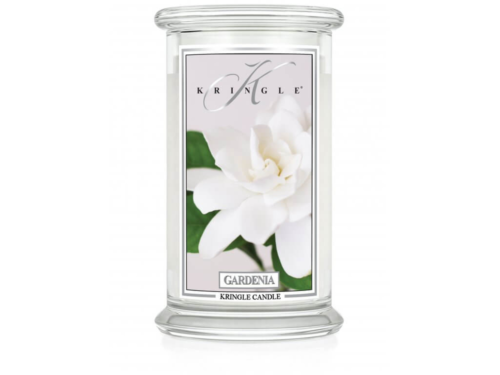 Kringle Candle Gardenia Duża Świeca Zapachowa 624g