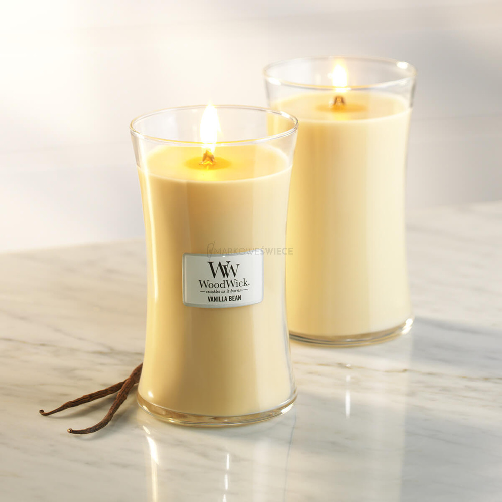 Woodwick Vanilla Bean Duża Świeca Core 609,5g