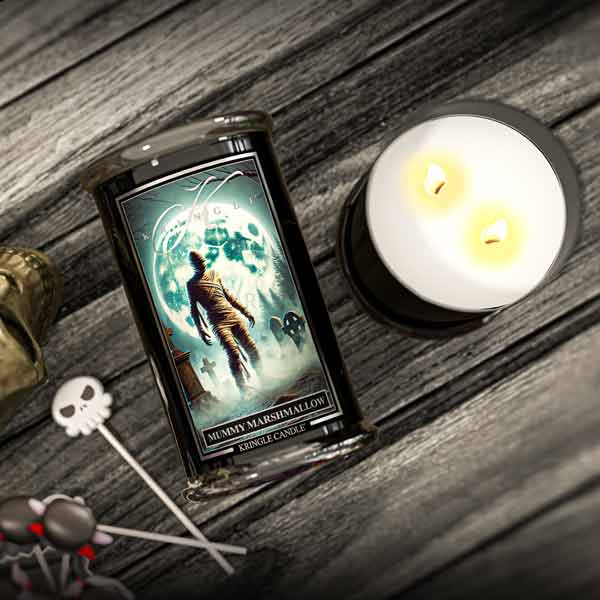 Kringle Candle Mummy Marshmallow Duża Świeca Zapachowa 624g