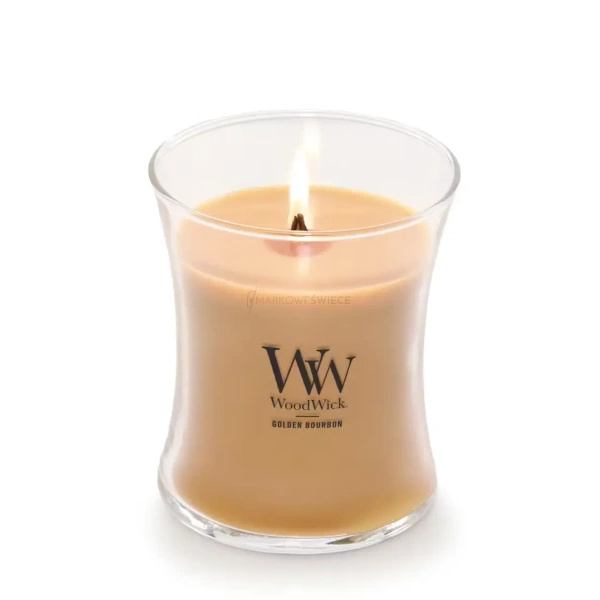 WoodWick Golden Bourbon Średnia Świeca 275g