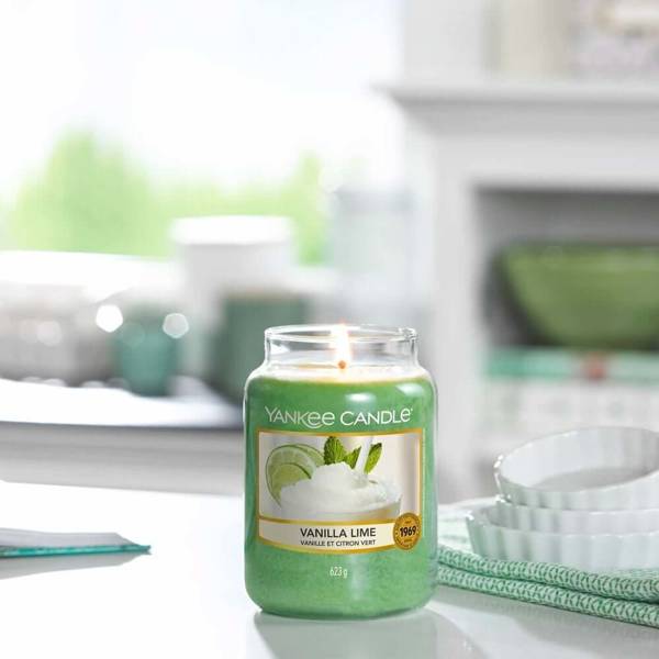 Yankee Candle Vanilla Lime Duża Świeca Zapachowa 623g