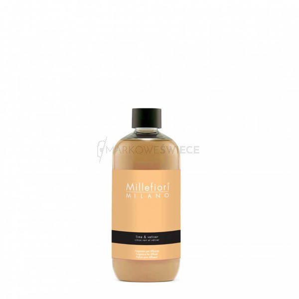 Millefiori Milano Lime & Vetiver uzupełniacz do pałeczek zapachowych 250 ml