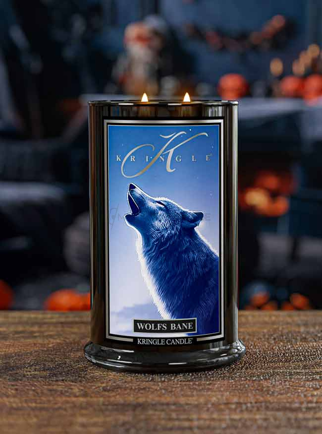 Kringle Candle Wol'f Bane Duża Świeca Zapachowa 624g