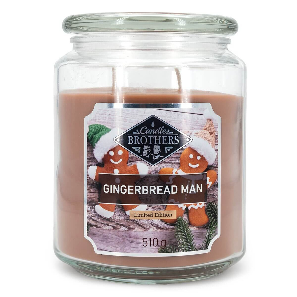 Candle Brothers Gingerbread Man Duża Świeca Zapachowa 510g