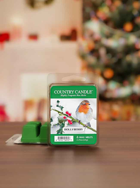 Country Candle Hollyberry Wosk Zapachowy 64g