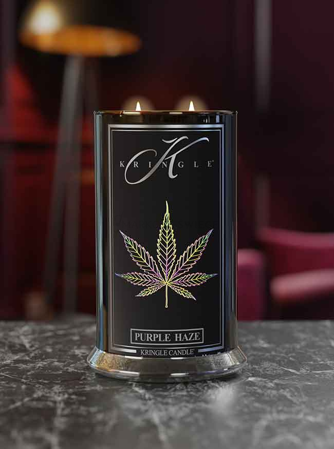 Kringle Candle Reserve Purple Haze Duża Świeca Zapachowa 624g