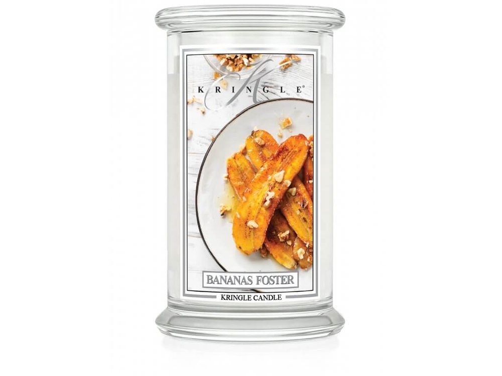 Kringle Candle Bananas Foster Duża Świeca Zapachowa 624g