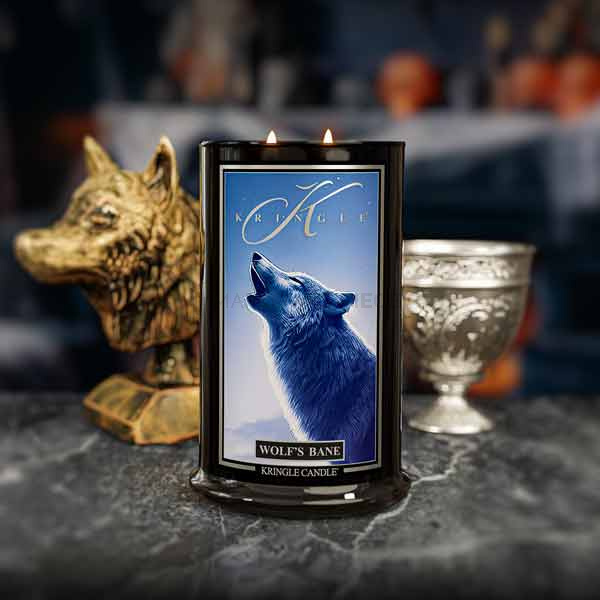 Kringle Candle Wol'f Bane Duża Świeca Zapachowa 624g
