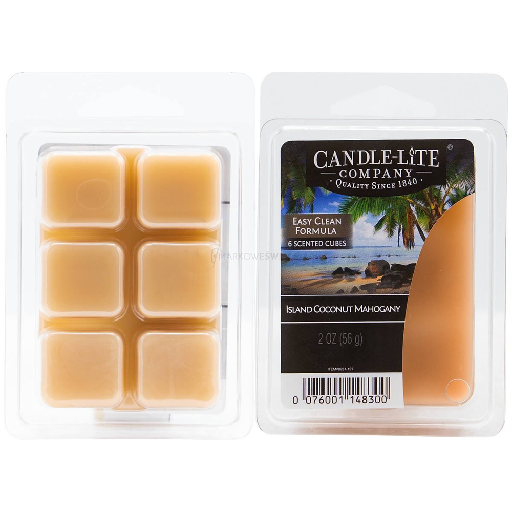 Candle-lite Island Coconut Mahogany Wosk Zapachowy 56g