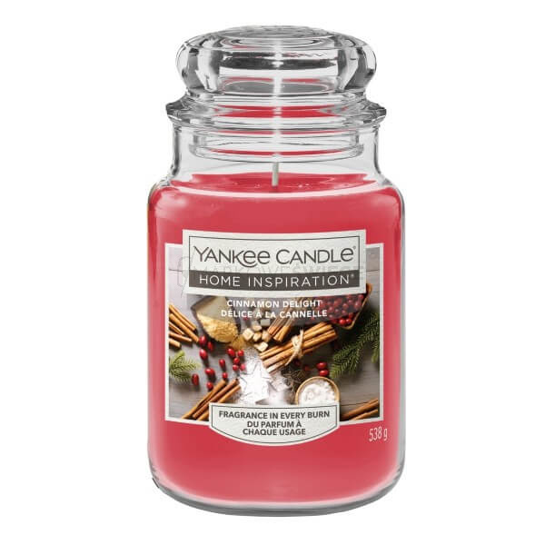 Yankee Candle Cinnamon Delight Duża Świeca Zapachowa 538g