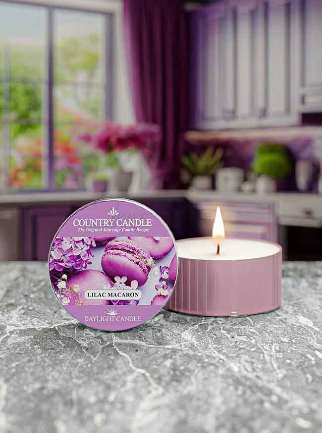 Country Candle Lilac Macaron Świeca Daylight 42g