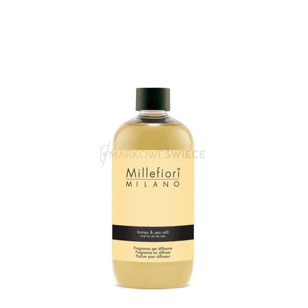 Millefiori Milano Natural Honey & Sea Salt uzupełniacz do pałeczek zapachowych 500 ml