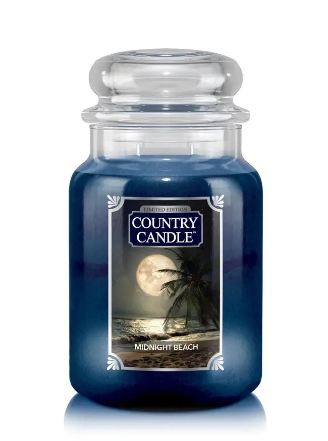 Country Candle Midnight Beach Duża Świeca Zapachowa 652g