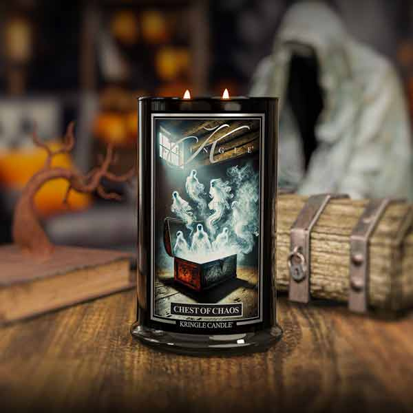 Kringle Candle Chest Of Chaos Duża Świeca Zapachowa 624g