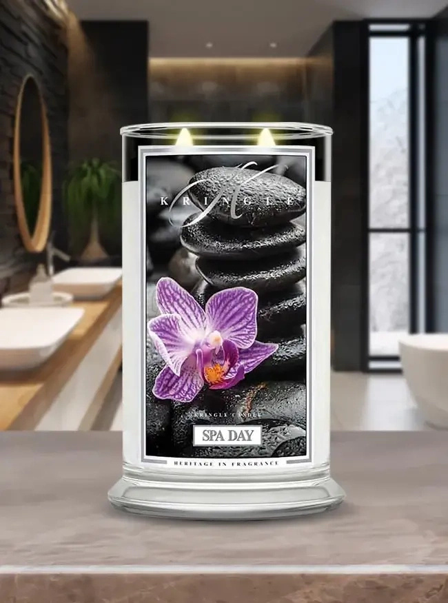 Kringle Candle Spa Day Duża Świeca Zapachowa 624g