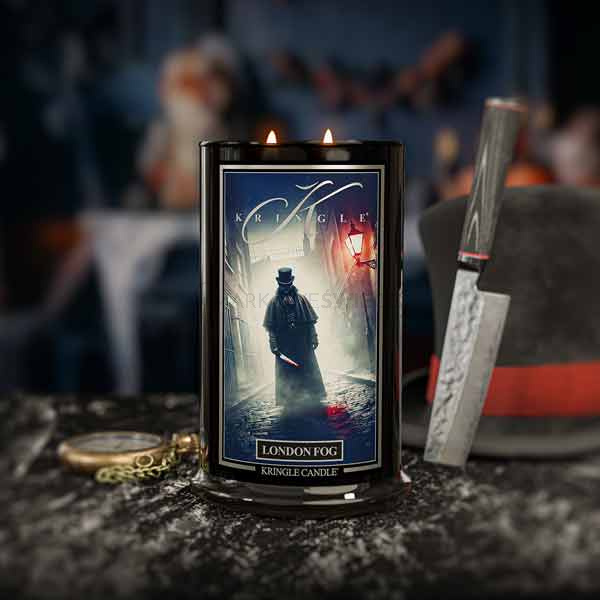 Kringle Candle London Fog Duża Świeca Zapachowa 624g