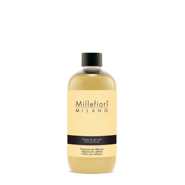 Millefiori Milano Natural Honey & Sea Salt uzupełniacz do pałeczek zapachowych 500 ml