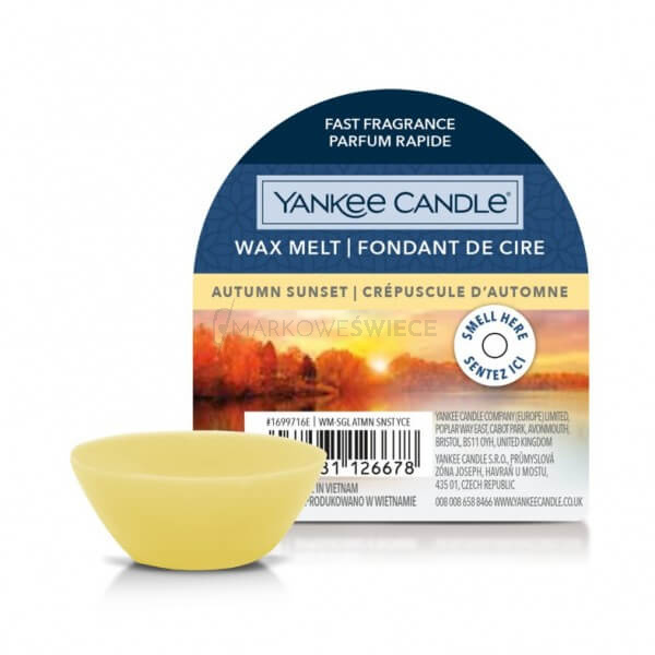 Yankee Candle Autumn Sunset Wosk Zapachowy Pudełko 22g