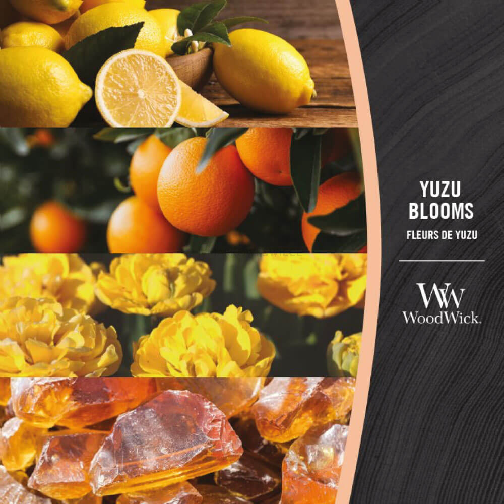 WoodWick Yuzu Blooms Mała Świeca 85g
