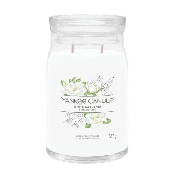 Yankee Candle White Gardenia Signature Duża Świeca 567g