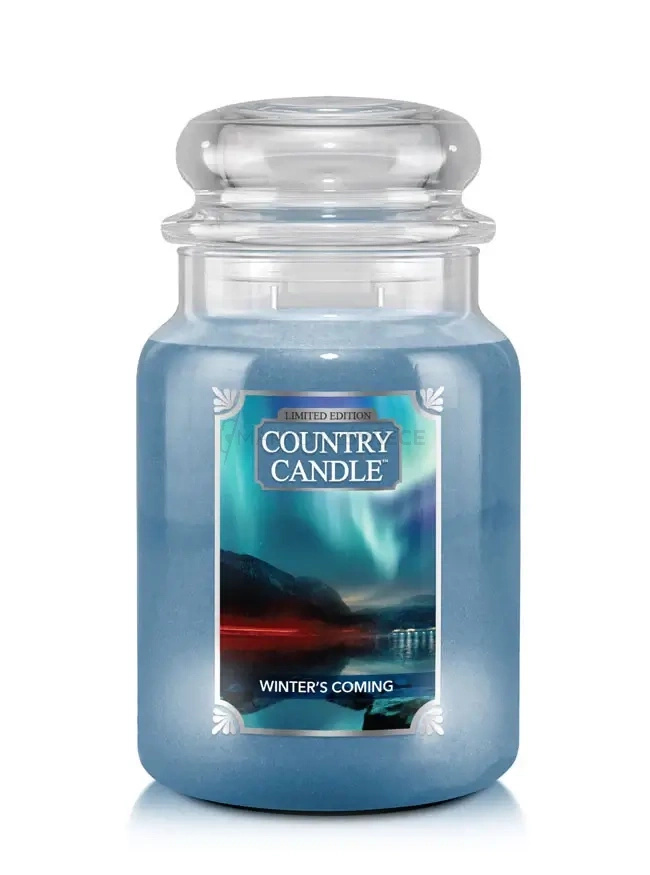 Country Candle Winter's Coming Duża Świeca Zapachowa 652g