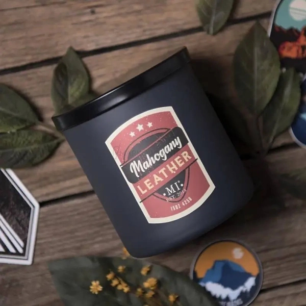 Colonial Candle Mahogany Leather Świeca Zapachowa Tumbler 425g