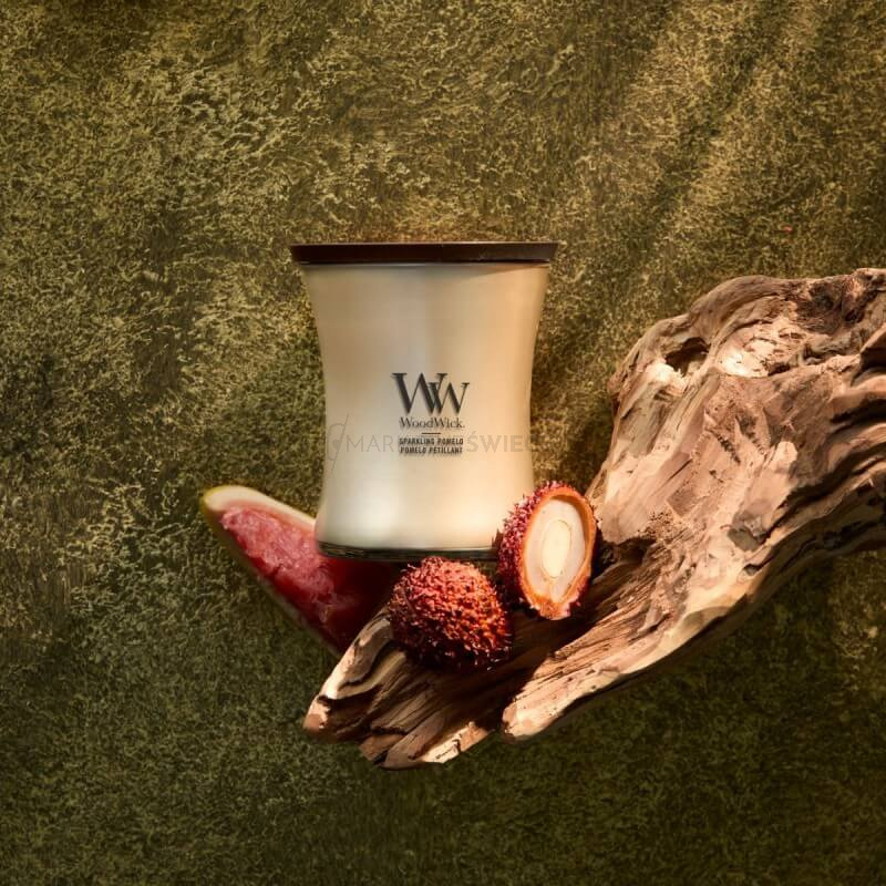 WoodWick Sparkling Pomelo Średnia Świeca 275g