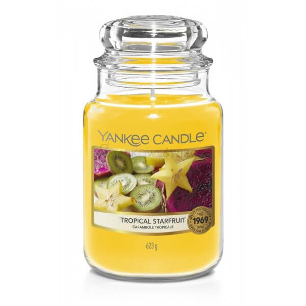 Yankee Candle Tropical Starfruit Duża Świeca Zapachowa 623g