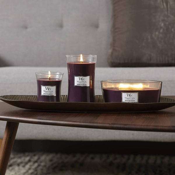 Woodwick Spiced Blackberry Duża Świeca Core 609,5g