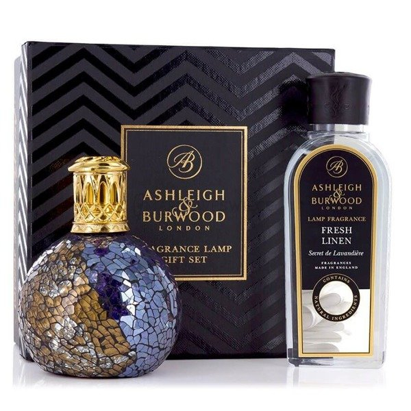 Ashleigh & Burwood Zestaw Lampa Katalityczna Mała Masquerade + Fresh Linen 250 ml