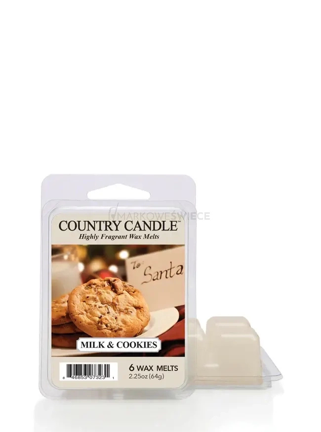 Country Candle Milk & Cookies Wosk Zapachowy 64g