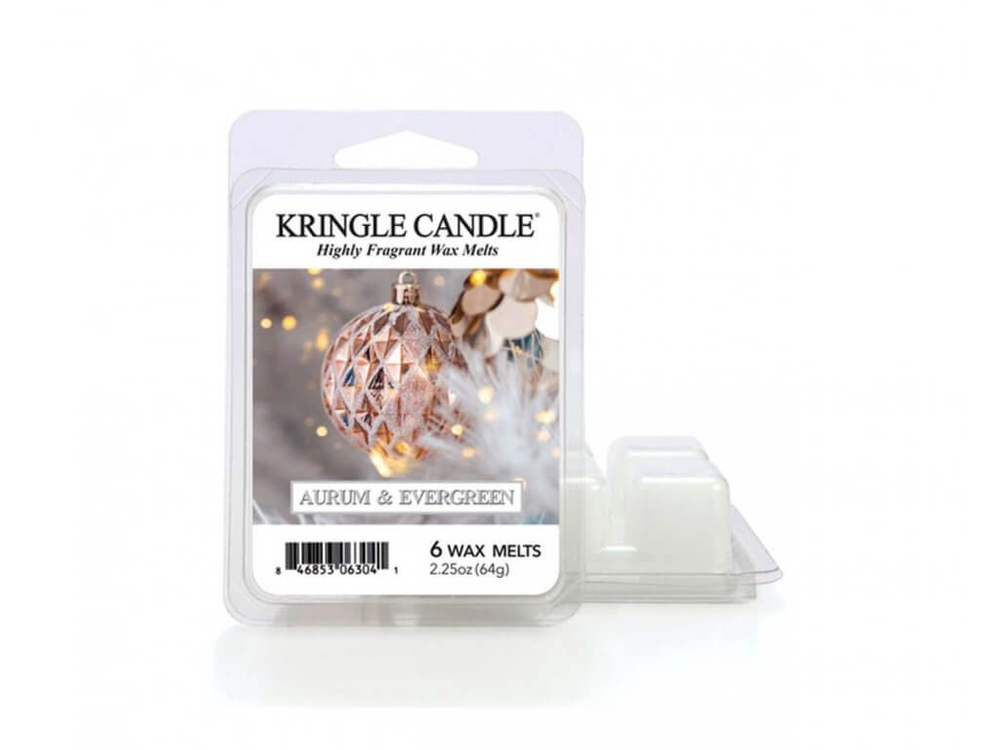 Kringle Candle Aurum Evergreen Wosk Zapachowy 64g